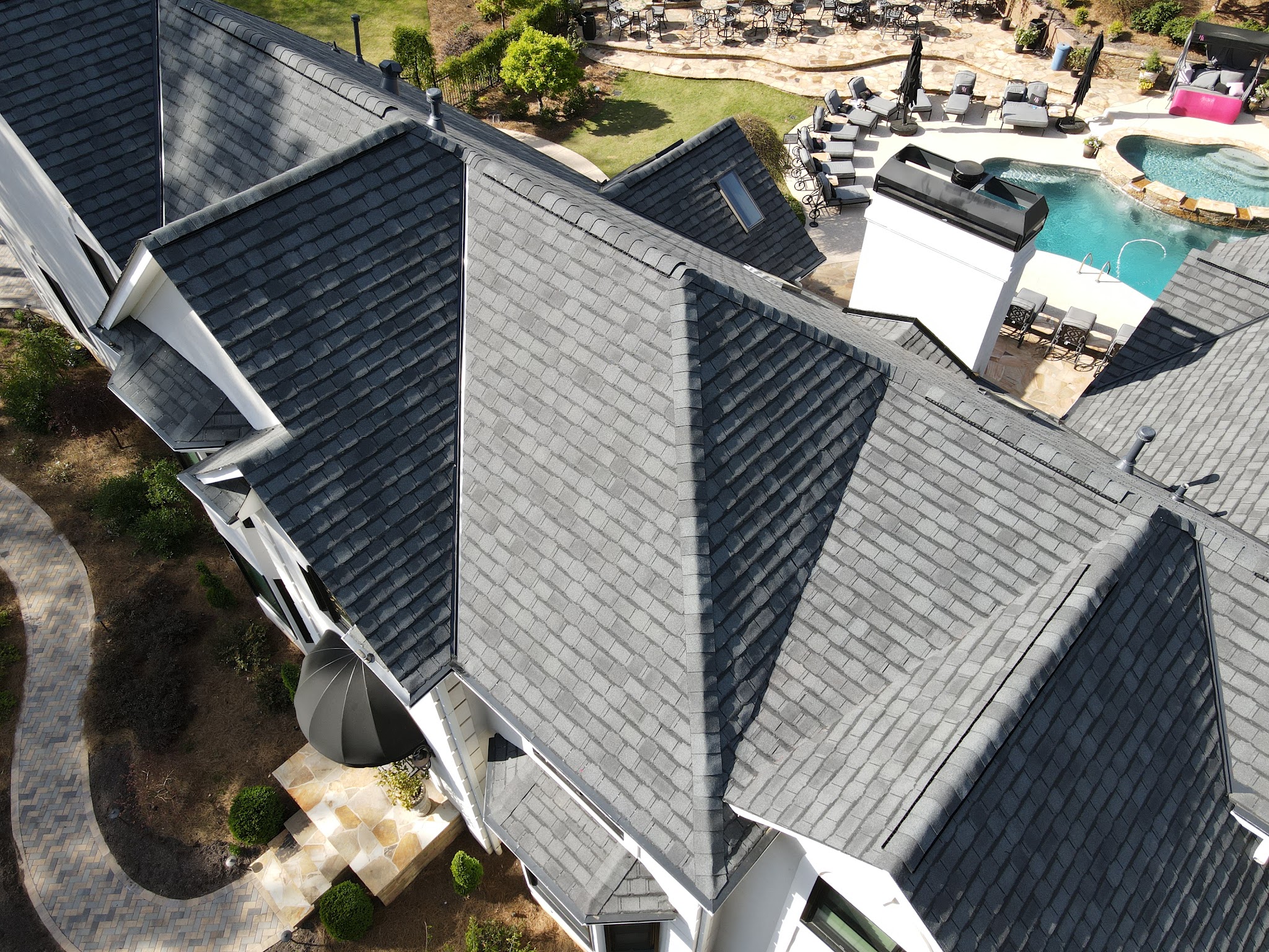Completed roof replacement by Resistance Roofing LLC